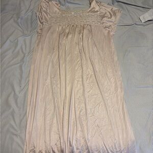 Vanity Fair Cream and Pink Lace Detail